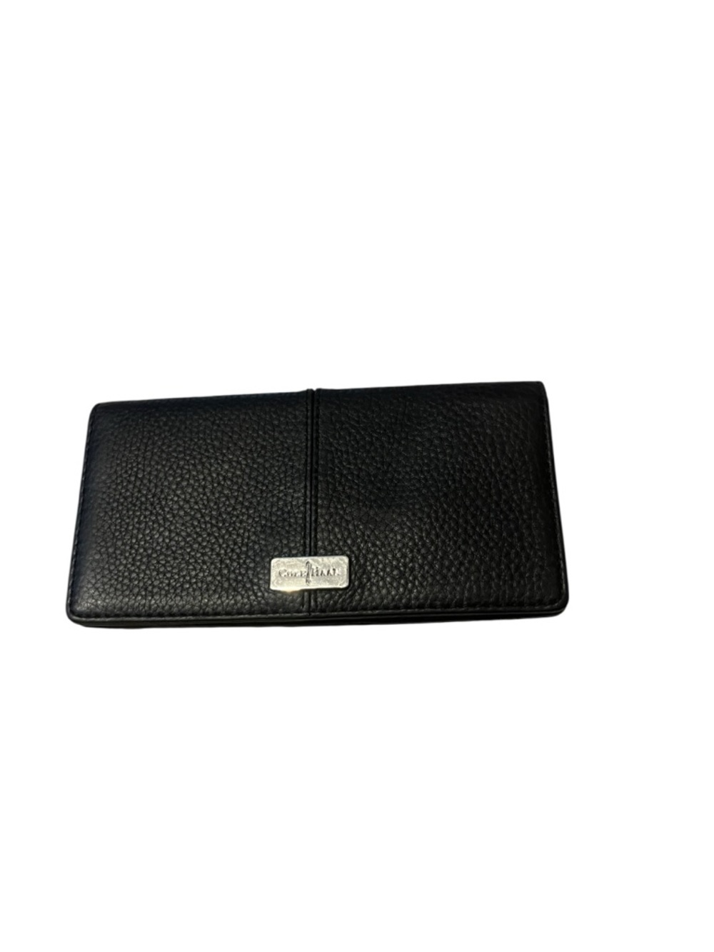 Cole Haan Black Pebbled Leather Wallet